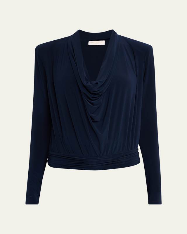 Eden Cowl-Neck Blouse